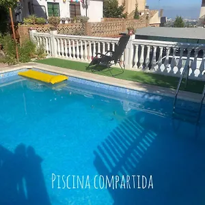 Casita La Rosa De La Huerta Con Chimenea Interior Monachil